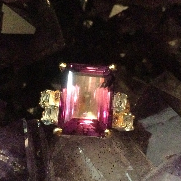 Genuine Royal Amethyst in a fabulous highly desirable emerald cut